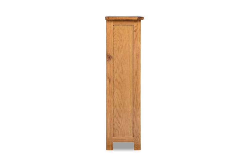 3-etasjers bokhylle 70x22,5x82 cm heltre eik - Oppbevaring - Hyller - Bokhylle