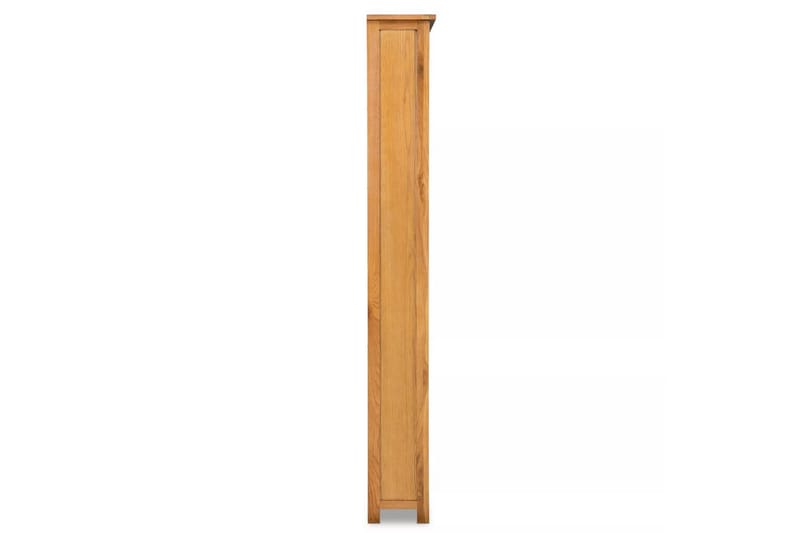 6-etasjers bokhylle 80x22,5x180 cm heltre eik - Oppbevaring - Hyller - Bokhylle