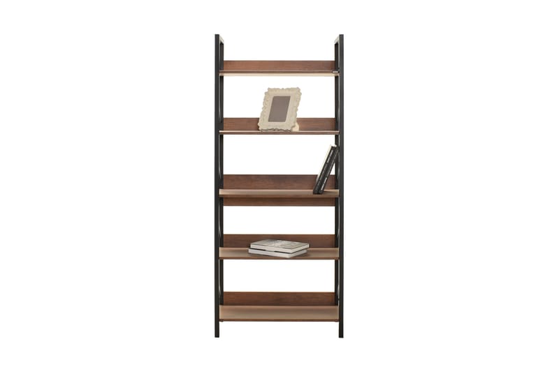 Ajkati Bokhylle 73x35 cm Brun - Hanah Home - Oppbevaring - Hyller - Bokhylle