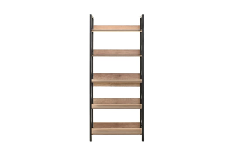 Ajkati Bokhylle 73x35 cm Brun/Svart - Hanah Home - Oppbevaring - Hyller - Bokhylle