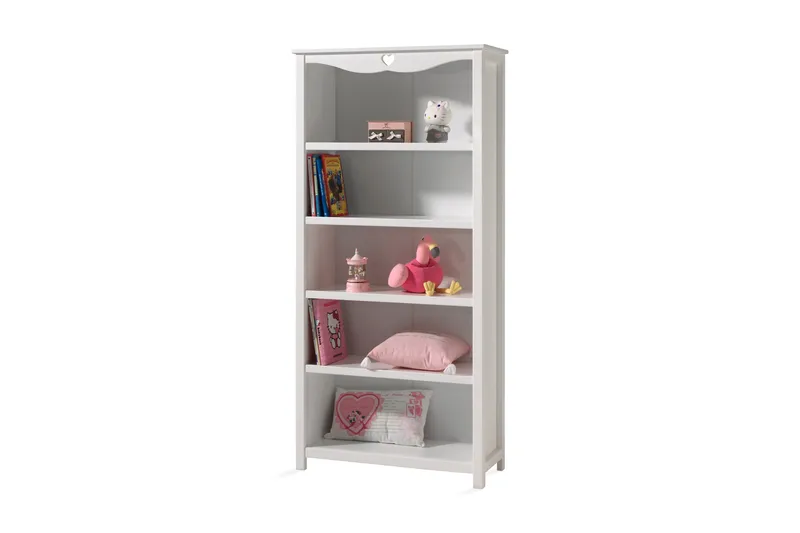Amori Bokhylle 40 cm i Malt Tre, Hvit