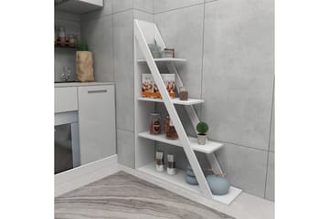 Ampelio Bokhylle 100 cm i Malt Tre - Hvit - Oppbevaring - Hyller - Bokhylle