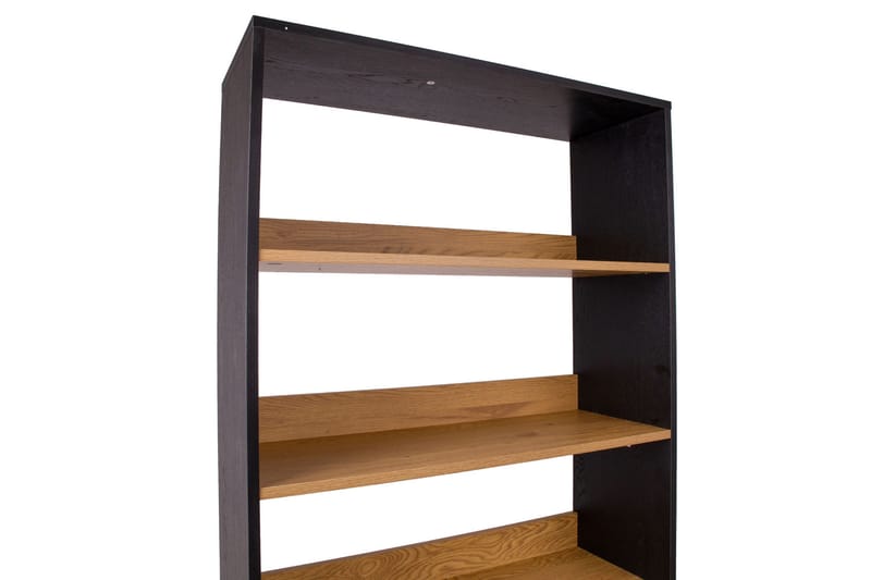 Amsterdam Bokhylle 80 cm i Tre med Metallunderstell - Svart|Brun - Oppbevaring - Hyller - Bokhylle