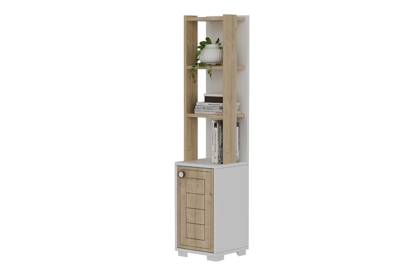 Anayurt Bokhylle 29,6x21,6 cm Hvit/Brun - Hanah Home - Oppbevaring - Hyller - Bokhylle