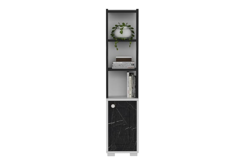 Anayurt Bokhylle 29,6x21,6 cm Hvit/Svart - Hanah Home - Oppbevaring - Hyller - Bokhylle