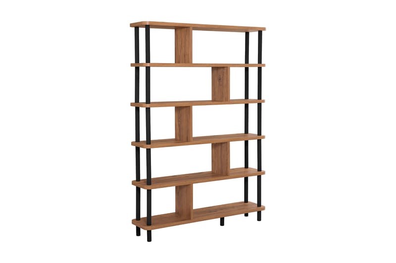 Andifli Bokhylle 120x168,5 cm - Svart - Oppbevaring - Hyller - Bokhylle