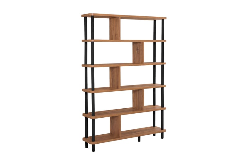 Andifli Bokhylle 120x168,5 cm, Svart