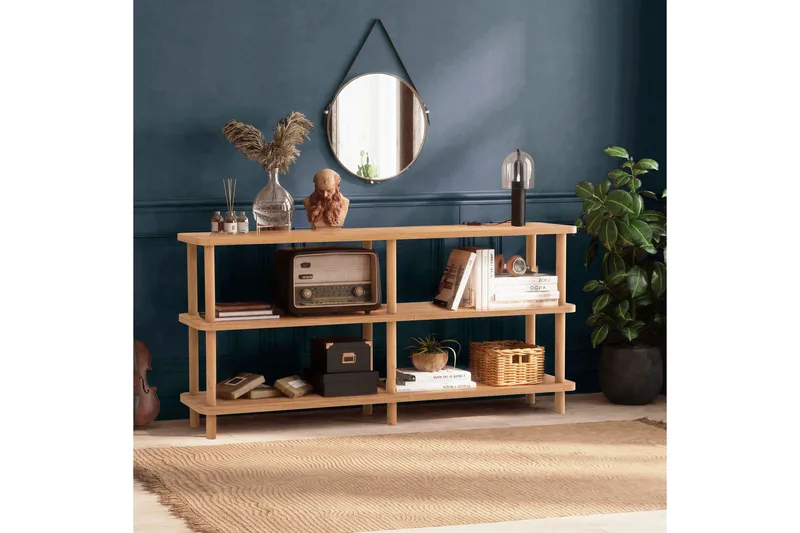 Andifli Bokhylle 150x74,9 cm - Grønn - Oppbevaring - Hyller - Bokhylle