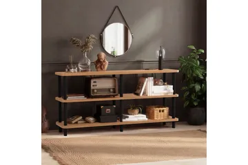 Andifli Bokhylle 150x74,9 cm - Svart - Oppbevaring - Hyller - Bokhylle
