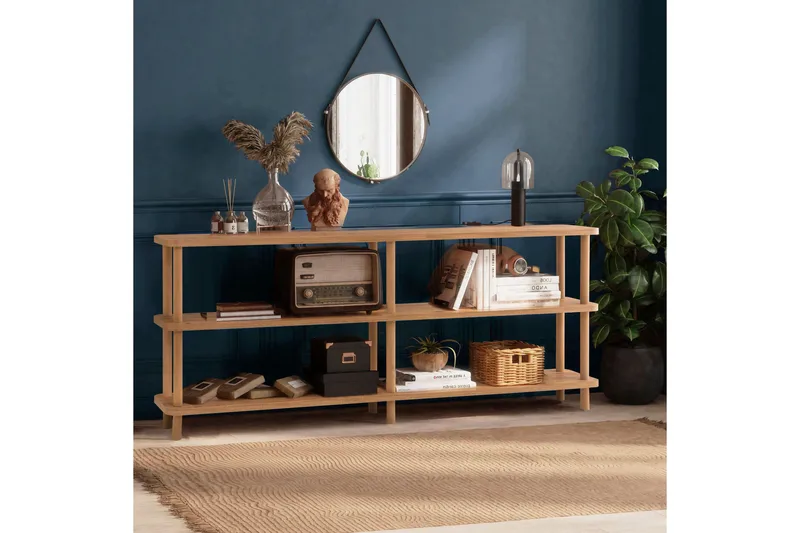 Andifli Bokhylle 180x74,9 cm - Furu - Oppbevaring - Hyller - Bokhylle