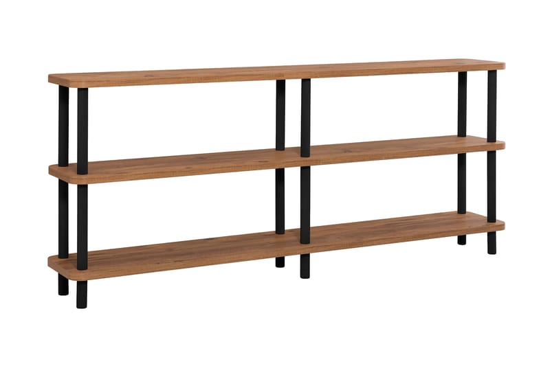 Andifli Bokhylle 180x74,9 cm - Svart - Oppbevaring - Hyller - Bokhylle