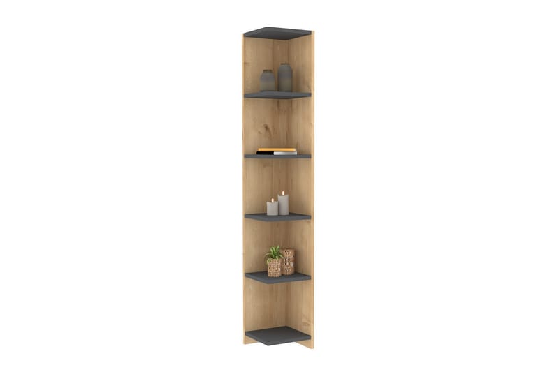 Andifli Bokhylle 25x160 cm - Blå - Oppbevaring - Hyller - Bokhylle