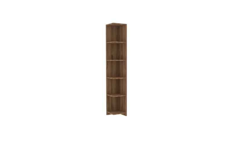 Andifli Bokhylle 25x160 cm - Brun - Oppbevaring - Hyller - Bokhylle