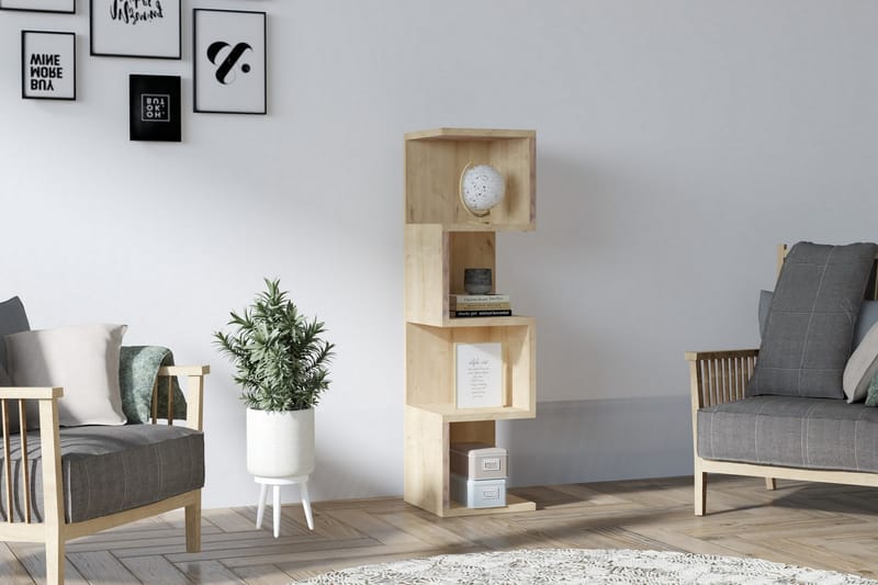 Andifli Bokhylle 25x95 cm - Grønn - Oppbevaring - Hyller - Bokhylle