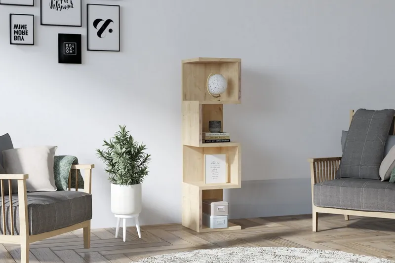 Andifli Bokhylle 25x95 cm - Grønn - Oppbevaring - Hyller - Bokhylle