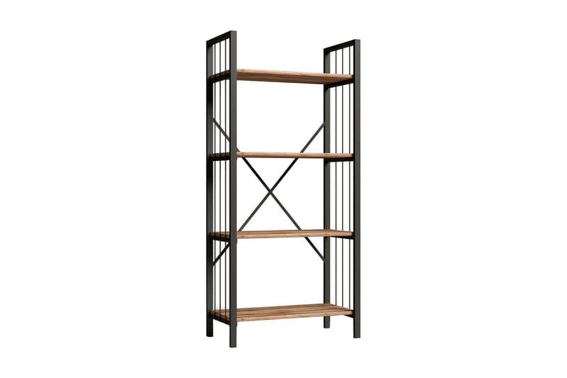 Andifli Bokhylle 60x150 cm - Svart - Oppbevaring - Hyller - Bokhylle