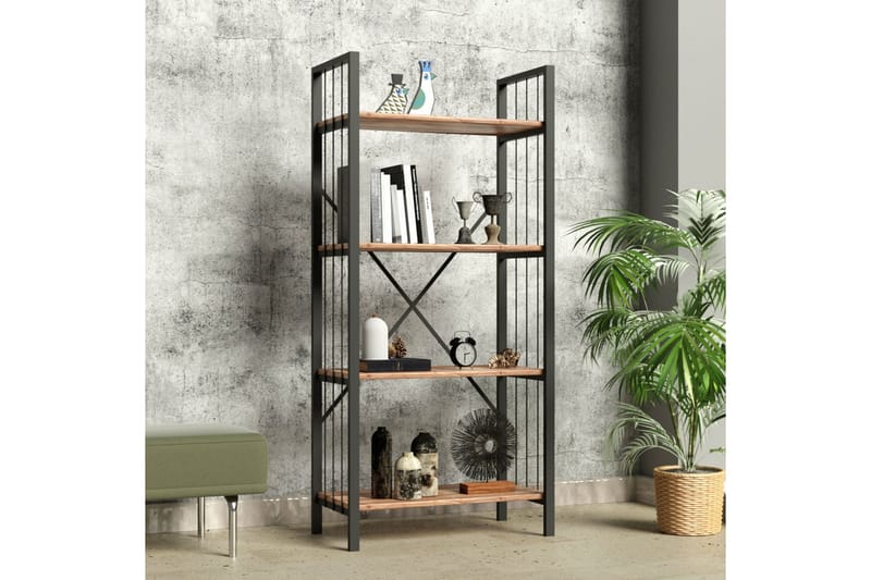 Andifli Bokhylle 60x150 cm - Svart - Oppbevaring - Hyller - Bokhylle