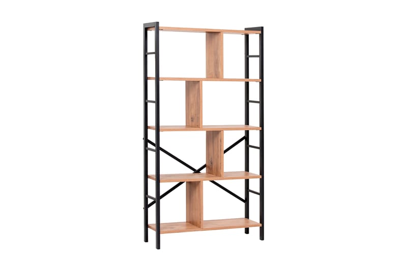 Andifli Bokhylle 78x150 cm - Brun - Oppbevaring - Hyller - Bokhylle