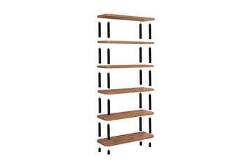 Andifli Bokhylle 80x168,5 cm - Svart - Oppbevaring - Hyller - Bokhylle