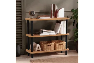 Andifli Bokhylle 80x75 cm - Svart - Oppbevaring - Hyller - Bokhylle