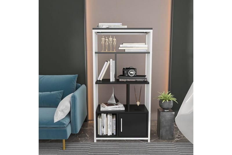 Bokhylle Arven Svart / Hvit - Svart / Hvit - Oppbevaring - Hyller - Bokhylle