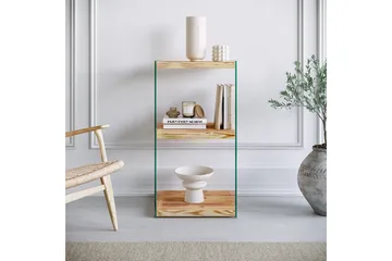 Assanisa Bokhylle 40 cm i Furu - Lysebrun - Oppbevaring - Hyller - Bokhylle