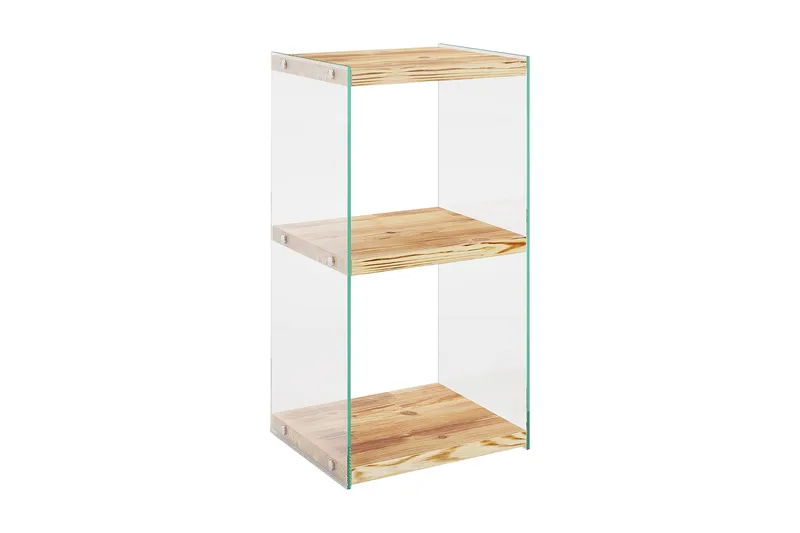 Assanisa Bokhylle 40 cm i Furu, Lysebrun
