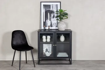 Bakal Bokhylle 85 cm i Glass og Metall - Sort - Oppbevaring - Hyller - Bokhylle