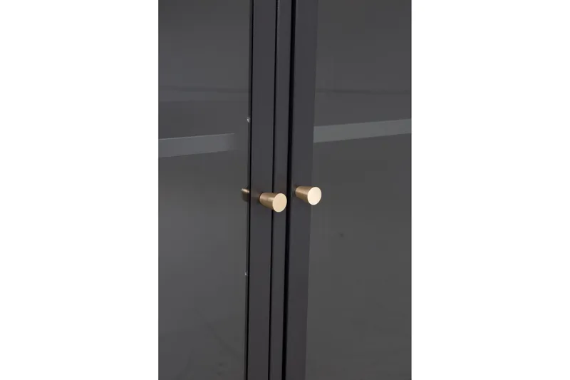 Bakal Bokhylle 85 cm i Glass og Metall - Sort - Oppbevaring - Hyller - Bokhylle