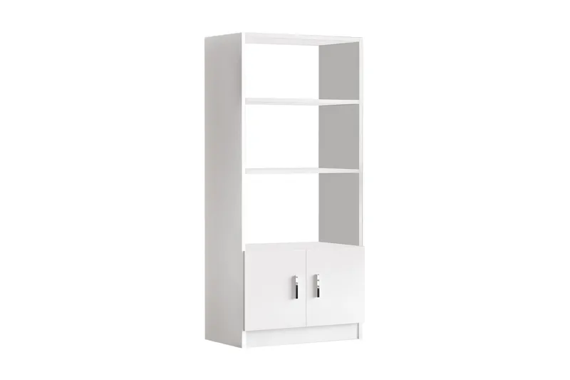 Barrock Bokhylle 38x64 cm - Hvit - Oppbevaring - Hyller - Bokhylle
