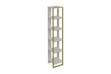 Bascle Bokhylle 32 cm - Gull|Hvit - Oppbevaring - Hyller - Bokhylle