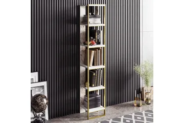 Bascle Bokhylle 32 cm - Gull|Hvit - Oppbevaring - Hyller - Bokhylle