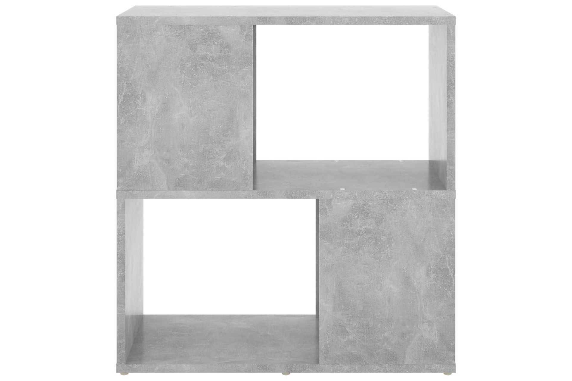 Bokhylle betonggrå 60x24x63 cm sponplate - Grå - Oppbevaring - Hyller - Bokhylle