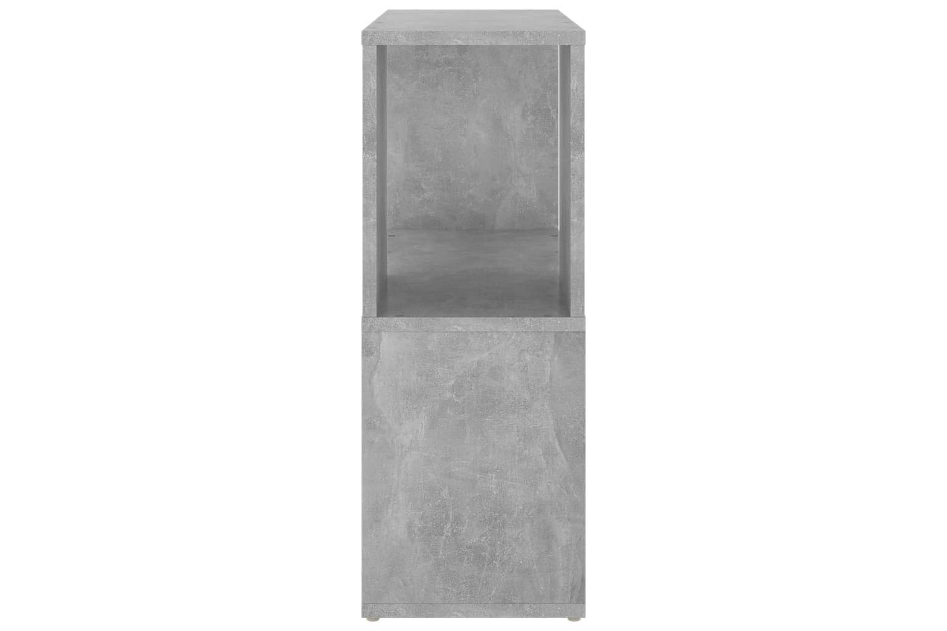 Bokhylle betonggrå 60x24x63 cm sponplate - Grå - Oppbevaring - Hyller - Bokhylle