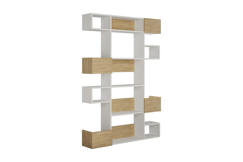 Bodsjö Bokhylle 120 cm - Hvit/Brun - Oppbevaring - Hyller - Bokhylle
