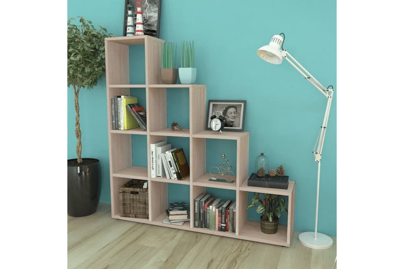 Bokhylle 142 cm eik - Oppbevaring - Hyller - Bokhylle