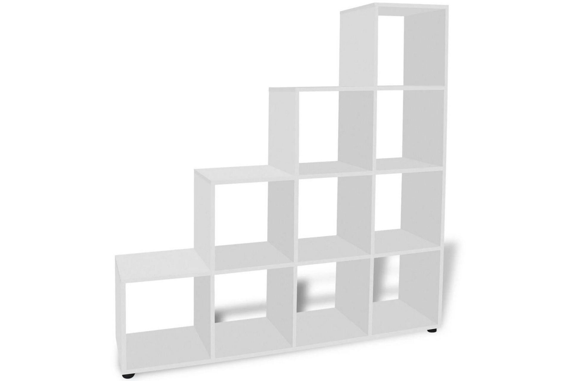 Bokhylle 142 cm hvit - Oppbevaring - Hyller - Bokhylle