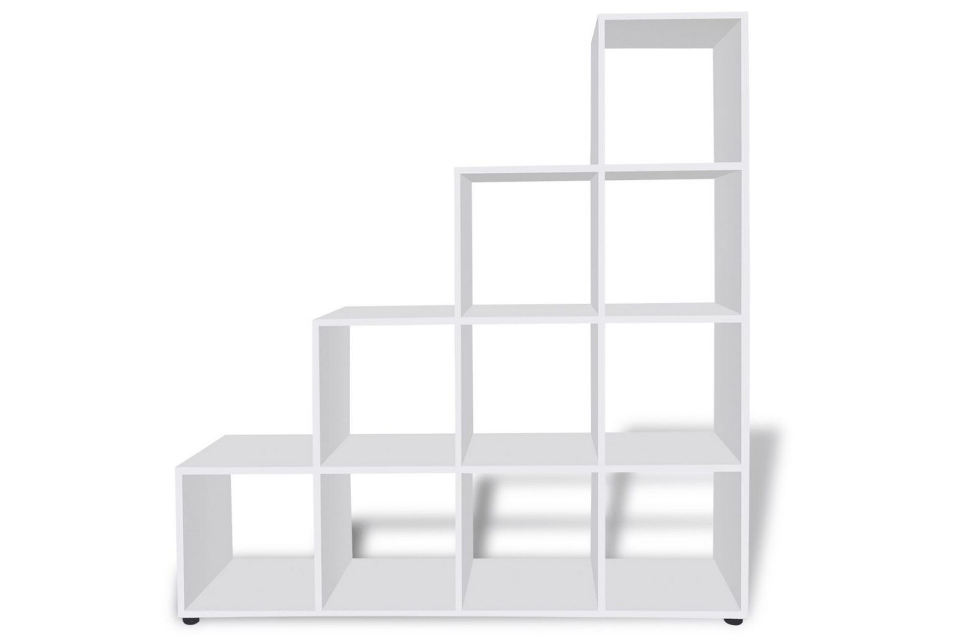 Bokhylle 142 cm hvit - Oppbevaring - Hyller - Bokhylle