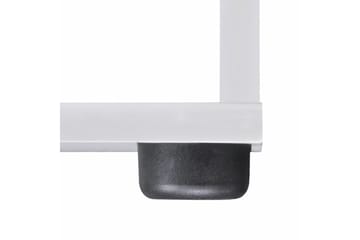 Bokhylle 142 cm hvit - Oppbevaring - Hyller - Bokhylle