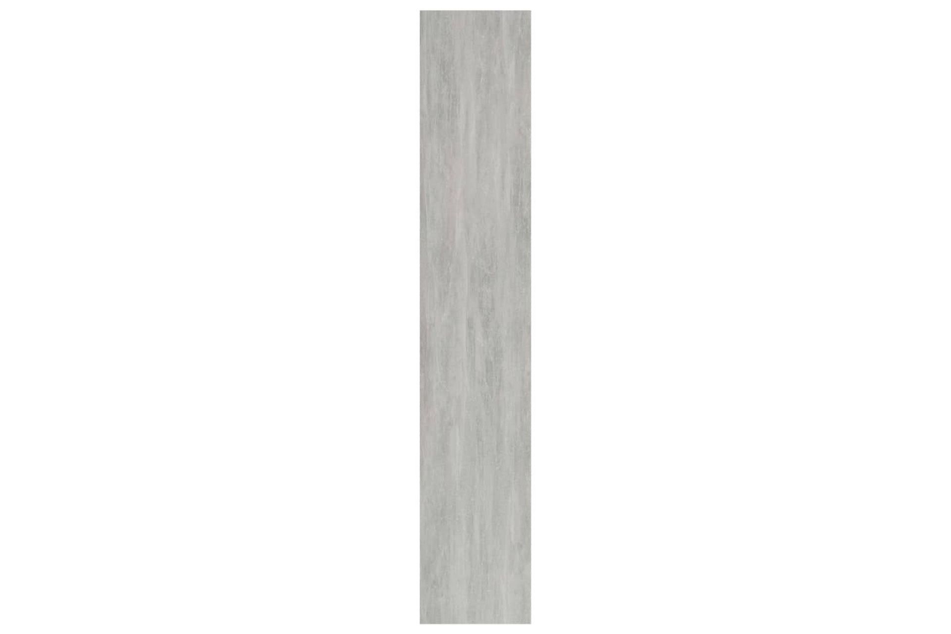 Bokhylle 3 nivå betonggrå 40x24x108 cm sponplate - Oppbevaring - Hyller - Bokhylle