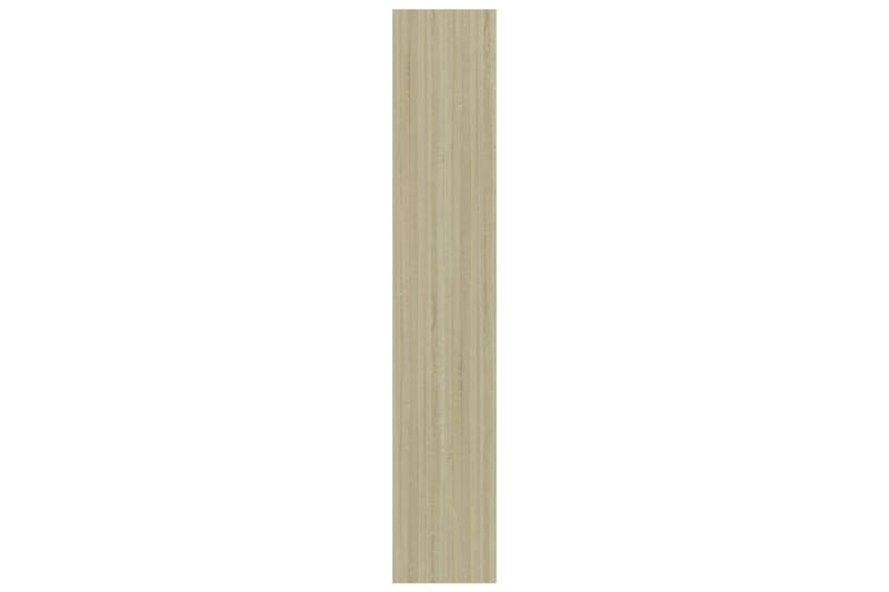 Bokhylle 3 nivå sonoma eik 40x24x108 cm sponplate - Oppbevaring - Hyller - Bokhylle