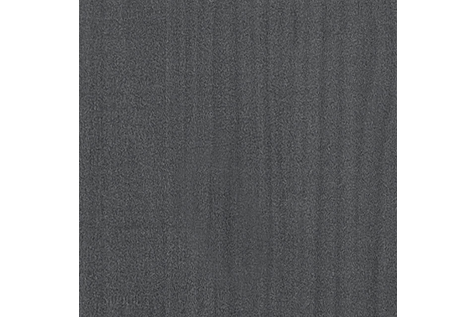 Bokhylle 3 nivåer grå 40x30x105 cm heltre furu - Grå - Oppbevaring - Hyller - Bokhylle