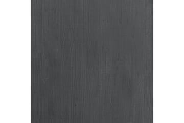 Bokhylle 3 nivåer grå 80x30x105 cm heltre furu - Grå - Oppbevaring - Hyller - Bokhylle