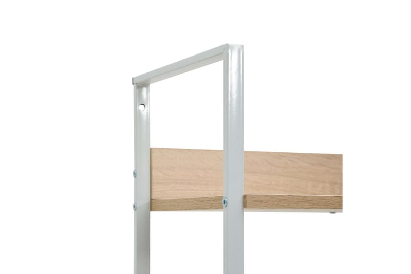 Bokhylle 4 lag eik 60x27,6x124,5 cm sponplate - Oppbevaring - Hyller - Bokhylle