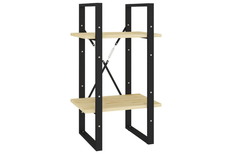 Bokhylle 5 etasjer 40x30x175 cm furu - Brun - Oppbevaring - Hyller - Bokhylle