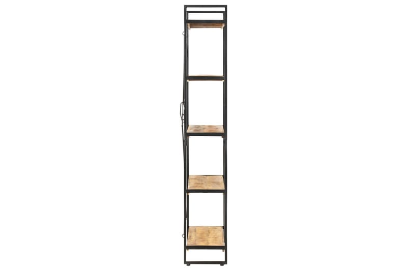 Bokhylle 5 etasjer 90x30x180 cm heltre mango - Oppbevaring - Hyller - Bokhylle