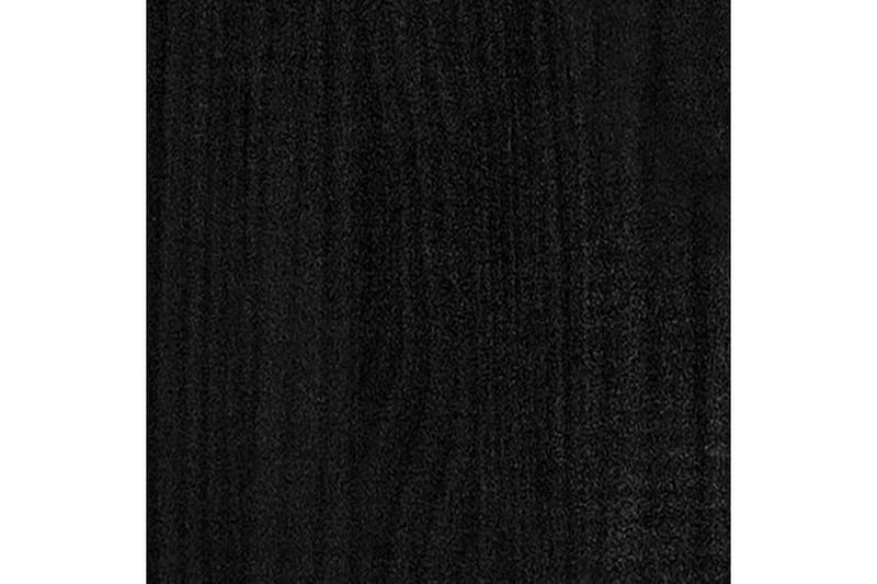 Bokhylle 5 etasjer svart 40x30x175 cm furu - Svart - Oppbevaring - Hyller - Bokhylle