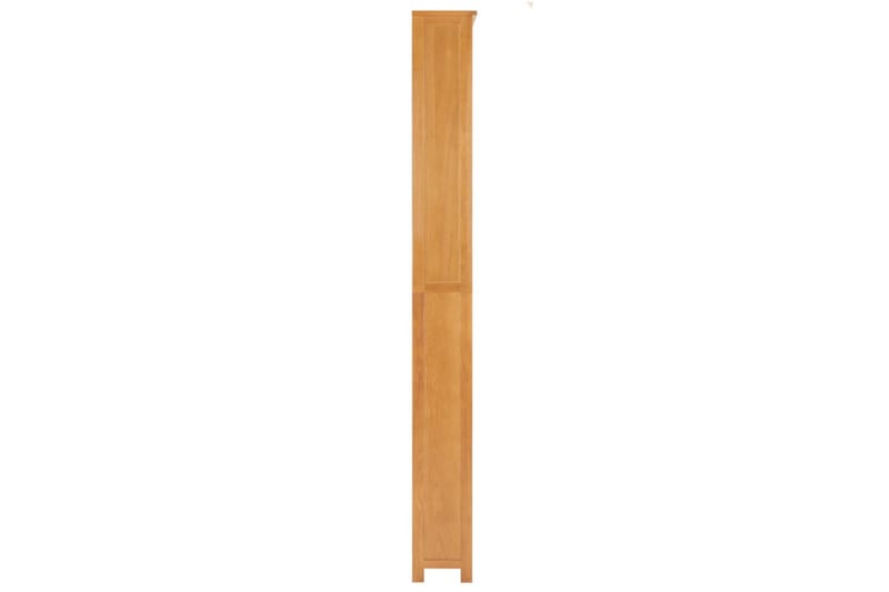 Bokhylle 6 etasjer 90x22,5x200 cm heltre eik - Oppbevaring - Hyller - Bokhylle