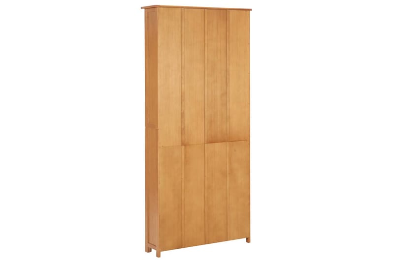 Bokhylle 6 etasjer 90x22,5x200 cm heltre eik - Oppbevaring - Hyller - Bokhylle