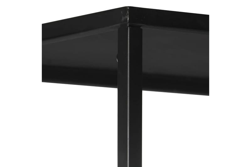 Bokhylle 60x35x180 cm grovt mangotre og jern - Brun - Oppbevaring - Hyller - Bokhylle